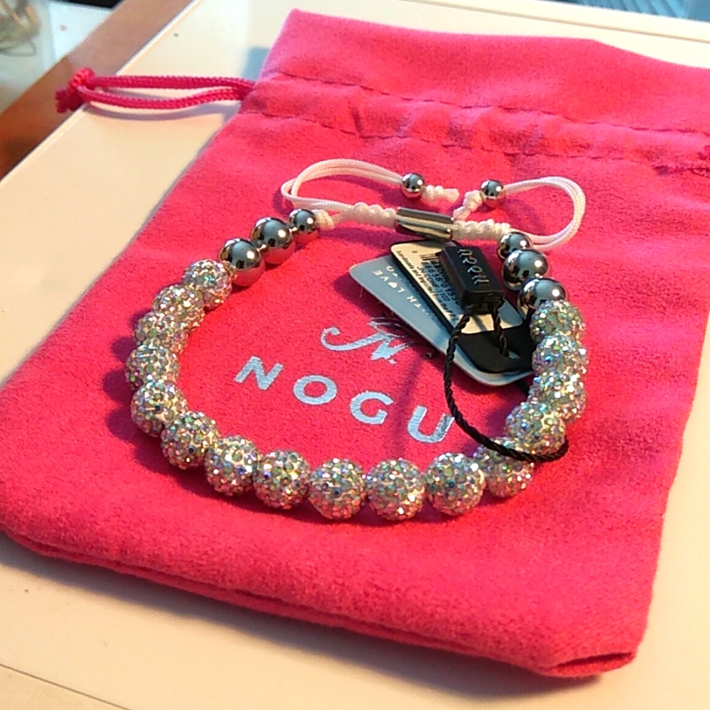 Nogu White Crystal Kikiballa Bracelet